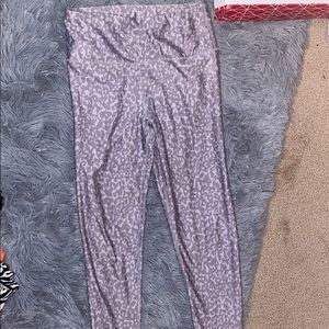 Purple Cheetah print leggings